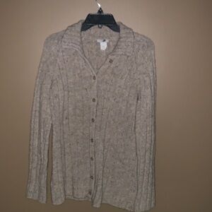 J. Crew Women's Beige Cardigan Sweater